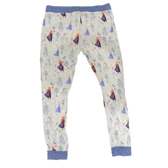 Little Sleepies Unisex Pajama Pants Olaf Frozen Elsa Anna Jogger Bamboo M Wmns - Picture 5 of 7